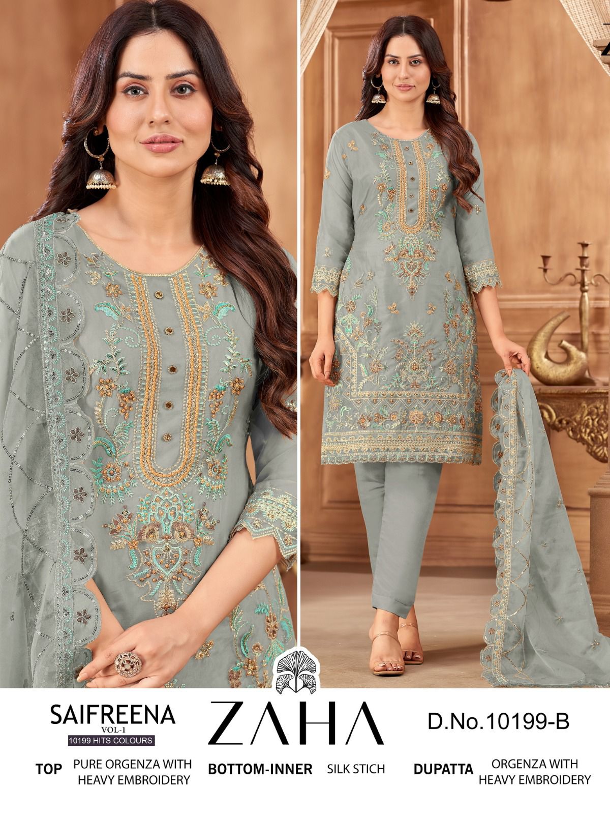 Alk Khushbu Saifreena Vol 1 Pakistani Readymade Suits
